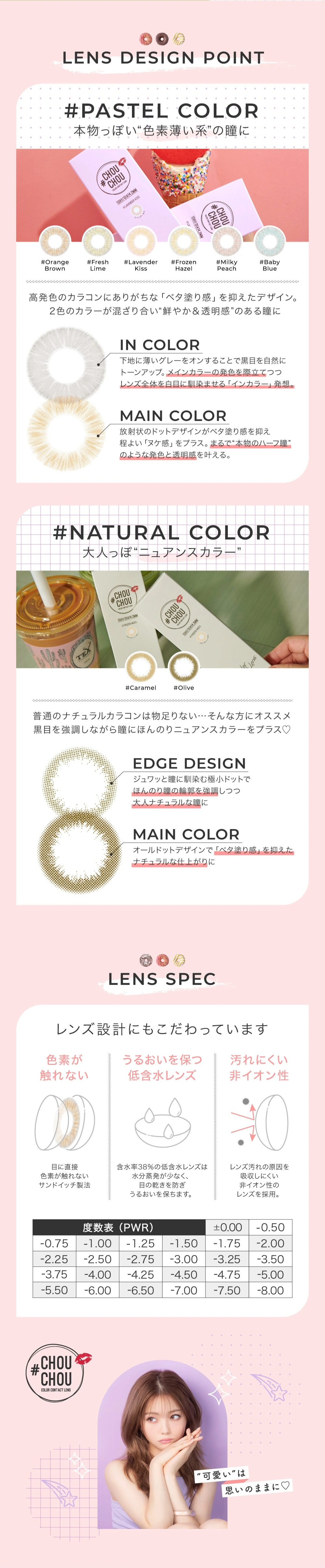 チュチュ　カラコン　　#CHOUCHOU