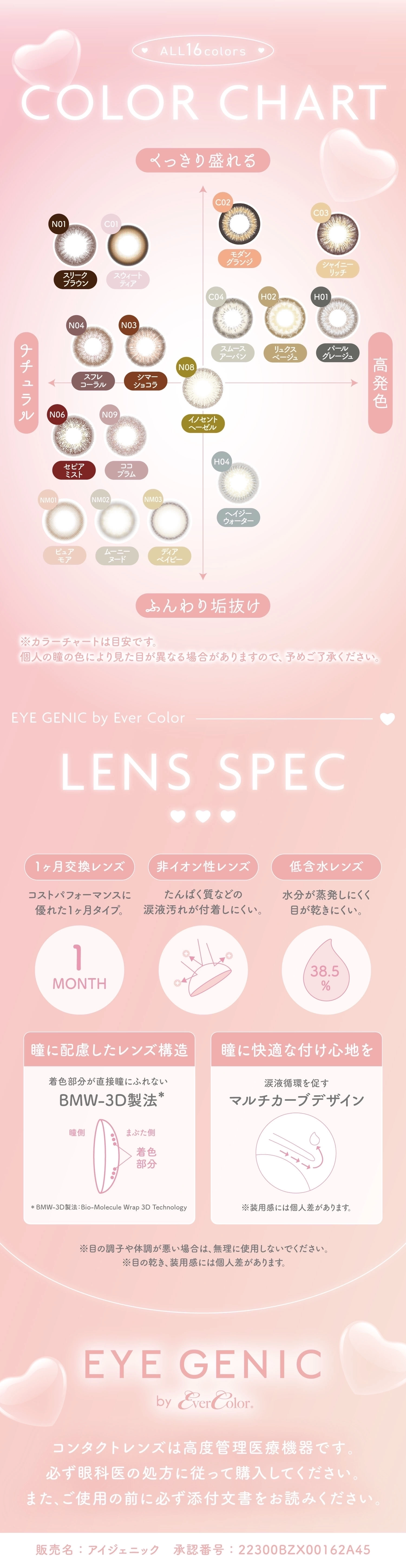 アイジェニック　カラコン　　EYEGENIC