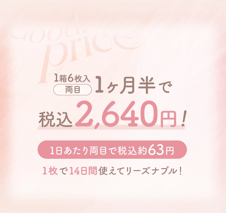 エルージュ カラコン eRouge DIA14.5mm 着色直径13.5mm ベースカーブ8.7mm 含水率38.6%のカラコン