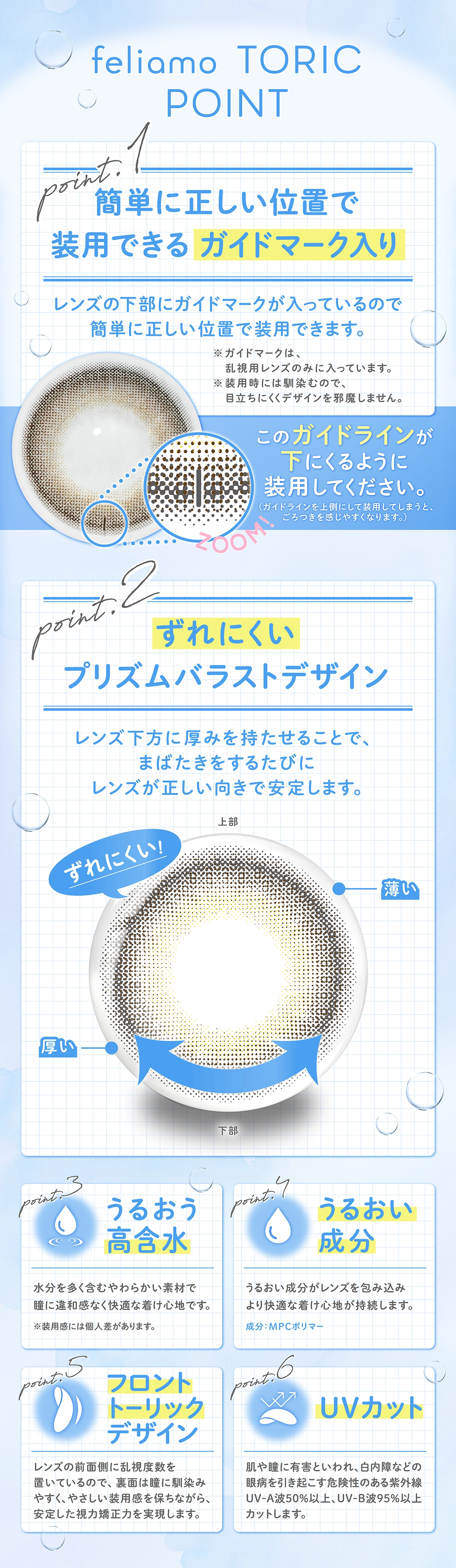 フェリアモ　カラコン　　feliamo TORIC