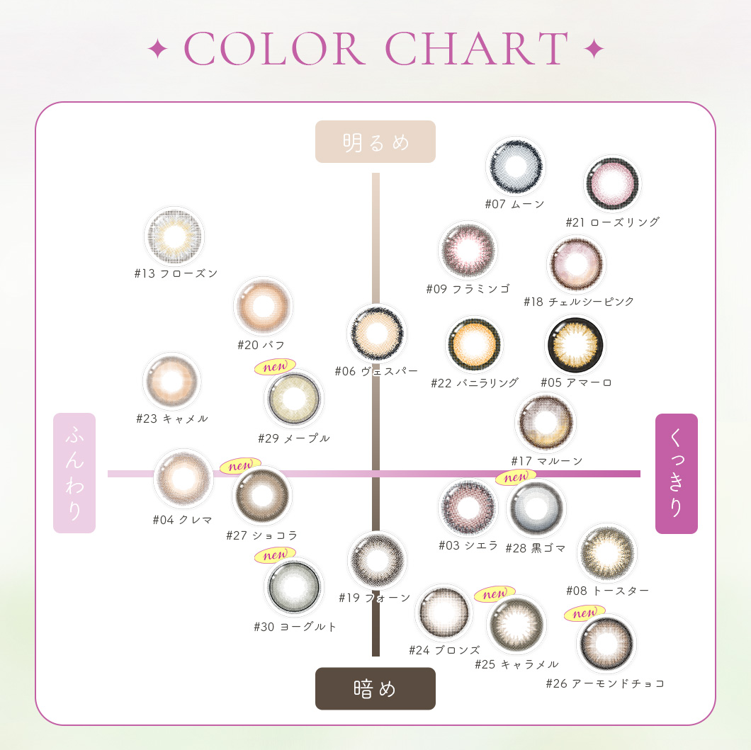 ジェニッシュ カラコン緩苺 ゆるめ キャラメル メインビジュアル