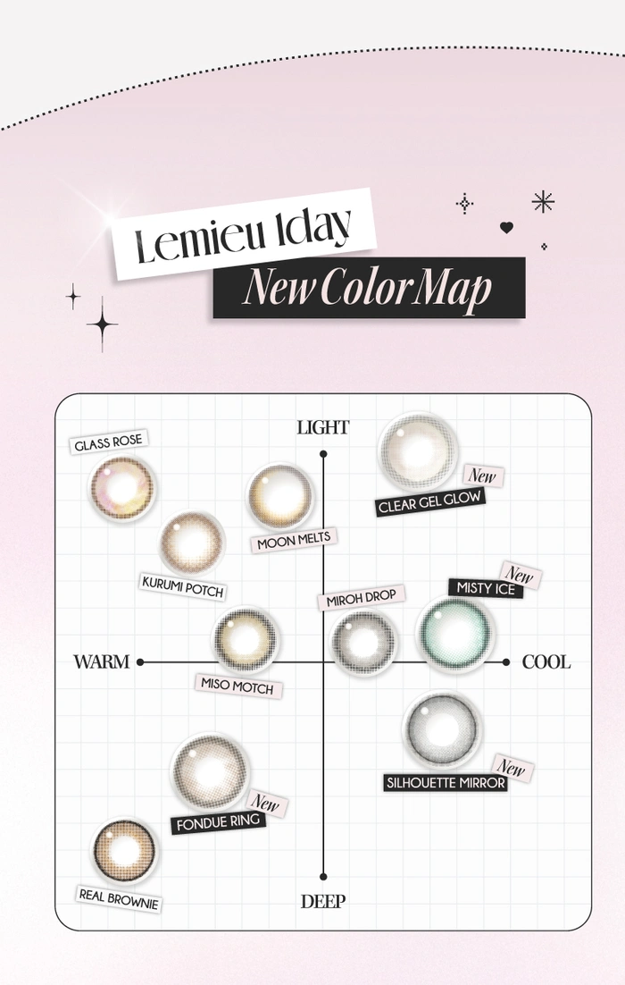 ブランド名　ゆうちゃん　カラーチャート