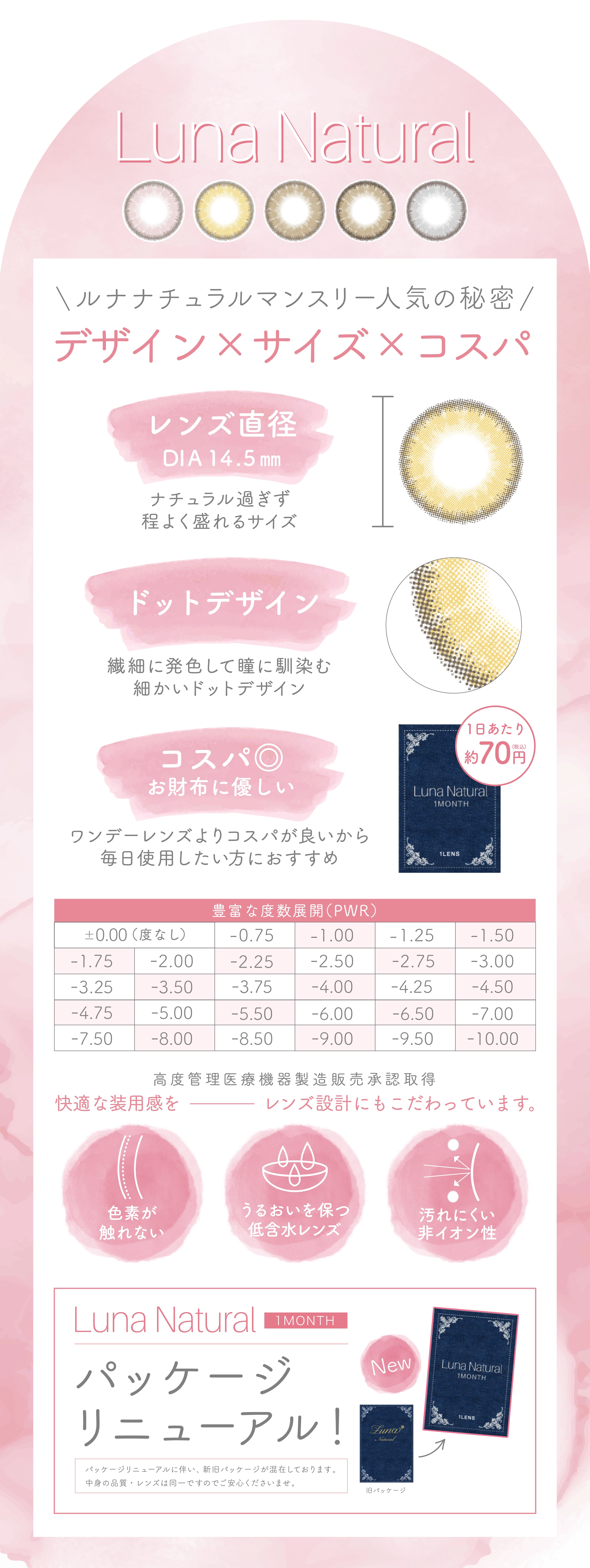 ルナ ナチュラル　カラコン　　LUNA Natural