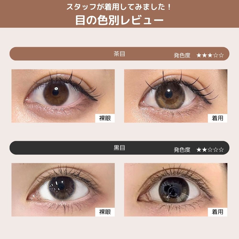 ミレディ ワンデー melady カラコン 大谷映美里 スターグロー 着用レビュー