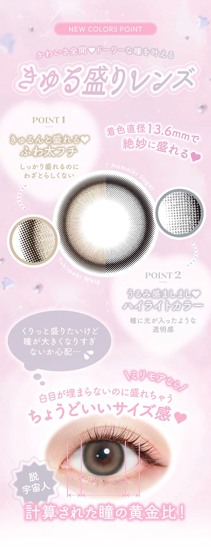 エバーカラー　カラコン　新木優子　なまいきシュガー　カラー紹介